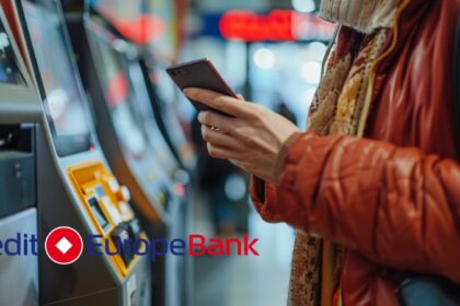 credit europe bank romania contactless atms